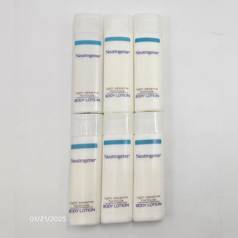 DISCONTINUED Travel Size Neutrogena Body Lotion Light Sesame x6